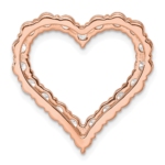 14K Rose Gold Lab Grown Diamond 3ctw VS/SI FGH Heart Pendant - Image 3