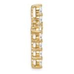 14K Lab Grown Diamond 3ctw VS/SI FGH Cross Pendant - Image 2