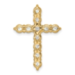 14K Lab Grown Diamond 3ctw VS/SI FGH Cross Pendant - Image 3