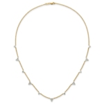 14K Lab Grown Diamond VS/SI FGH Multi Station Necklace - Image 5