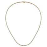 14K TRUE ORIGIN Lab Grown Diamond VS DEF Tennis Necklace - Image 5