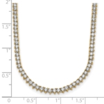14K TRUE ORIGIN Lab Grown Diamond VS DEF Tennis Necklace - Image 7