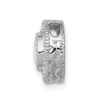 14K White Gold Center Lab Grown VS/SI FGH Dia Complete Chain Slide - Image 2