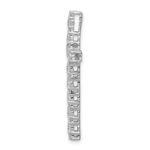 14K White Gold Lab Grown Diamond VS/SI FGH Latin Cross Pendant - Image 2