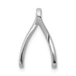 14K White Gold Lab Grown VS/SI FGH Dia Wishbone Chain Slide - Image 3