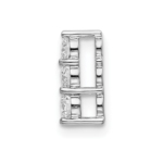 14K White Gold Lab Grown Diamond VS/SI FGH 3-stone Pendant - Image 2