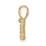 14K Lab Grown VS/SI FGH Dia Letter Z Initial Pendant - Image 2