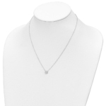 14K White Gold Lab Grown VS/SI FGH Dia 18in Necklace - Image 3