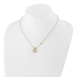 14K Lab Grown Diamond VS/SI FGH Teardrop Necklace - Image 4