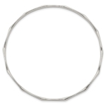 Sterling Silver Scalloped Slip-on Bangle - Image 2