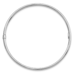 Sterling Silver Rhodium-plated Slip On Bangle - Image 2