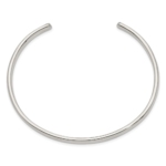 Sterling Silver 4mm Cuff Bangle - Image 2