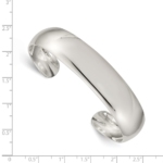 Sterling Silver 14mm Cuff Bangle - Image 3