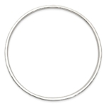 Sterling Silver Hammered Slip-on Bangle - Image 2