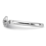 Sterling Silver Stackable Expressions Diamond Round Ring - Image 3