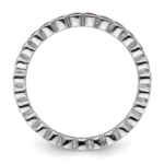 Sterling Silver Stackable Expressions Pink Tourmaline Ring - Image 2