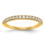 True Origin 14K 1/4 carat Lab Grown Diamond VS/SI  D E F  Band