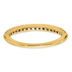 True Origin 14K 1/4 carat Lab Grown Diamond VS/SI  D E F  Band - Image 5