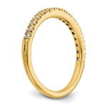 True Origin 14K 1/4 carat Lab Grown Diamond VS/SI  D E F  Band - Image 6
