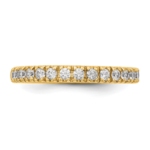 True Origin 14K 1/2 carat Lab Grown Diamond VS/SI  D E F  Band - Image 4