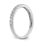 True Origin 14K White Gold 3/8 carat Lab Grown Diamond VS/SI  D E F  Band - Image 6