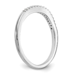 True Origin 14K White Gold 1/5 carat Lab Grown Diamond VS/SI  D E F  Set of 2 Bands - Image 6
