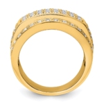 14k TRUE ORIGIN Lab Grown Diamond3ctw VS DEF Men's Band - Image 2