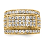 14k TRUE ORIGIN Lab Grown Diamond3ctw VS DEF Men's Band - Image 4