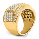 14k TRUE ORIGIN Lab Grown Diamond3ctw VS DEF Men's Band - Image 6