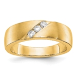 True Origin 14K Men's 1/5 carat Lab Grown Diamond VS/SI  D E F  Band