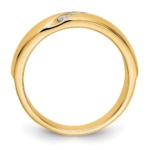 True Origin 14K Men's 1/5 carat Lab Grown Diamond VS/SI  D E F  Band - Image 2