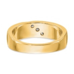True Origin 14K Men's 1/5 carat Lab Grown Diamond VS/SI  D E F  Band - Image 5