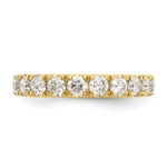 14K Gold Lab Grown Diamond VS/SI FGH 1ct Wedding Band - Image 3