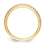 14K Lab Grown Diamond VS DEF 1/4ct Wedding Band - Image 2