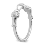 14K White Gold Lab Grown Diamond VS/SI FGH Fancy Ring - Image 7