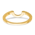 14K Gold Lab Grown Diamond VS/SI FGH Matching Wedding Band - Image 6