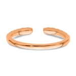 True Origin Rose Gold 1/4 carat Lab Grown Diamond VS/SI  D E F  Fancy Band - Image 5