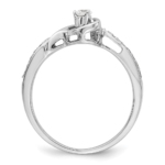 14K White Gold First Promise Lab Grown Diamond VS/SI FGH Promise Ri - Image 2