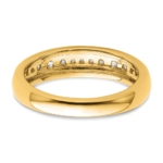 14k Lab Grown Diamond VS/SI FGH Wedding Band - Image 6