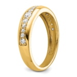 14k Lab Grown Diamond VS/SI FGH Wedding Band - Image 7