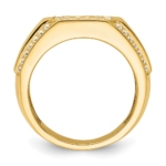 14K Lab Grown VS/SI FGH Dia Men's Ring - Image 2