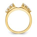 14K Lab Grown VS/SI FGH Dia Ring Wrap - Image 2