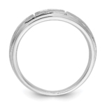 10K White Gold Lab Grown VS/SI FGH Dia Men's Ring - Image 2