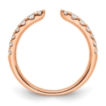 14K Rose Gold TRUE ORIGIN Lab Grown Diamond VS DEF Band - Image 2