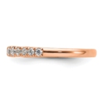 14K Rose Gold TRUE ORIGIN Lab Grown Diamond VS DEF Band - Image 3