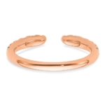 14K Rose Gold TRUE ORIGIN Lab Grown Diamond VS DEF Band - Image 5