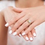 14K Lab Grown VS/SI FGH Dia & FWC Pearl Ring - Image 8