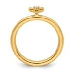14k Stackable Expressions Diamond Butterfly Ring - Image 2