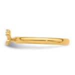 14k Stackable Expressions Diamond Butterfly Ring - Image 3