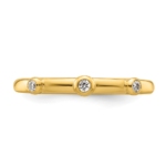 14k Stackable Expressions Diamond Ring - Image 4